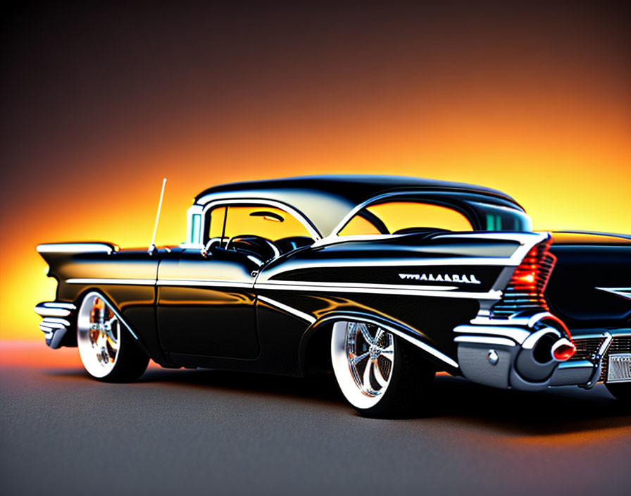 1958 Black Chevy Impala