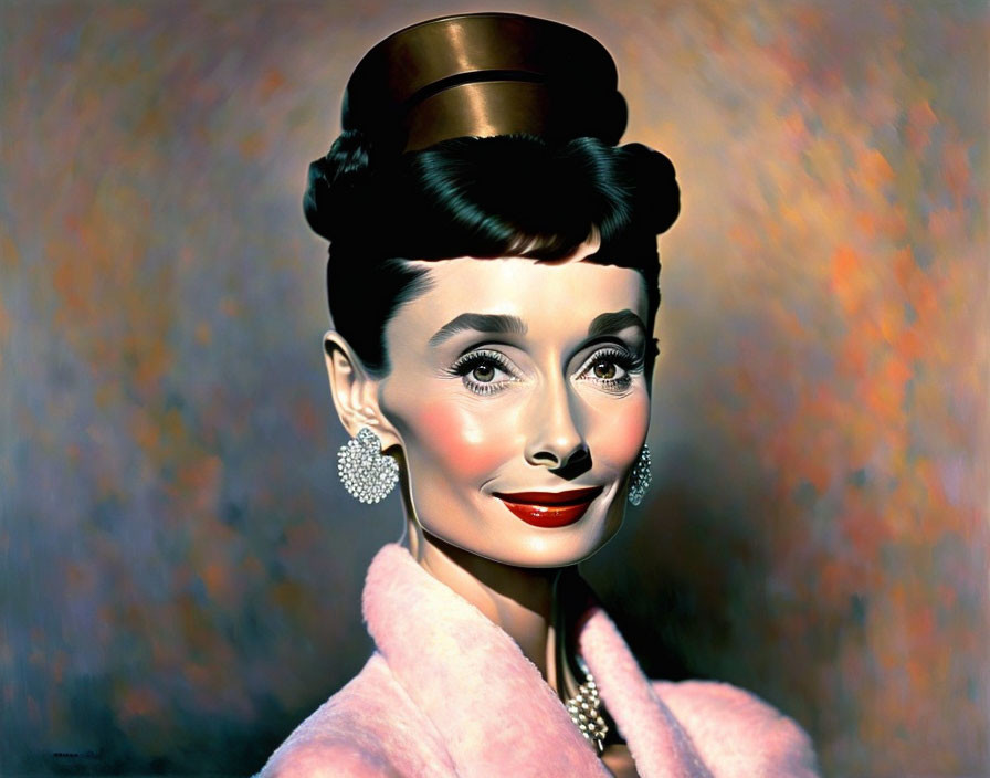 Audrey Hepburn after Cezanne