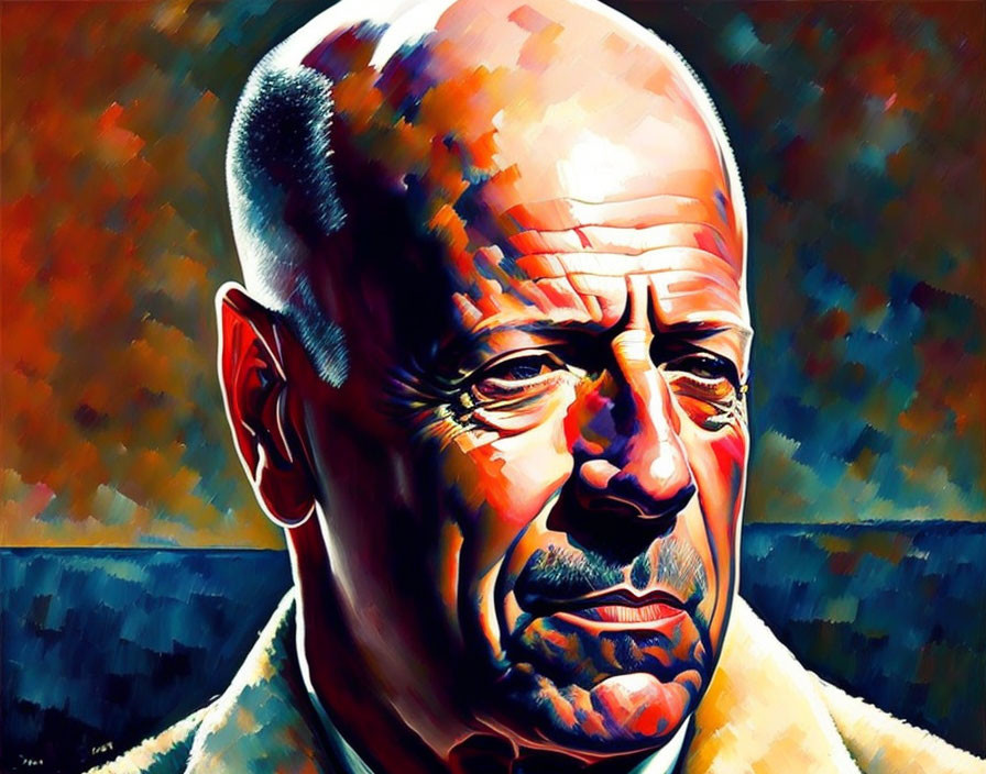 Bruce Willis after Cezanne