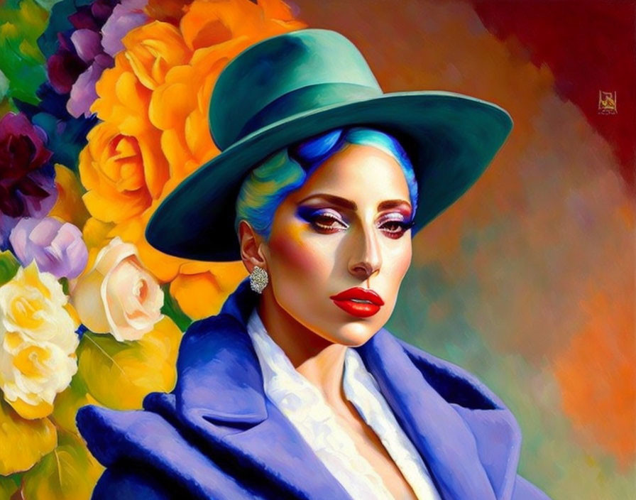 Singer Lady Gaga after Cezanne