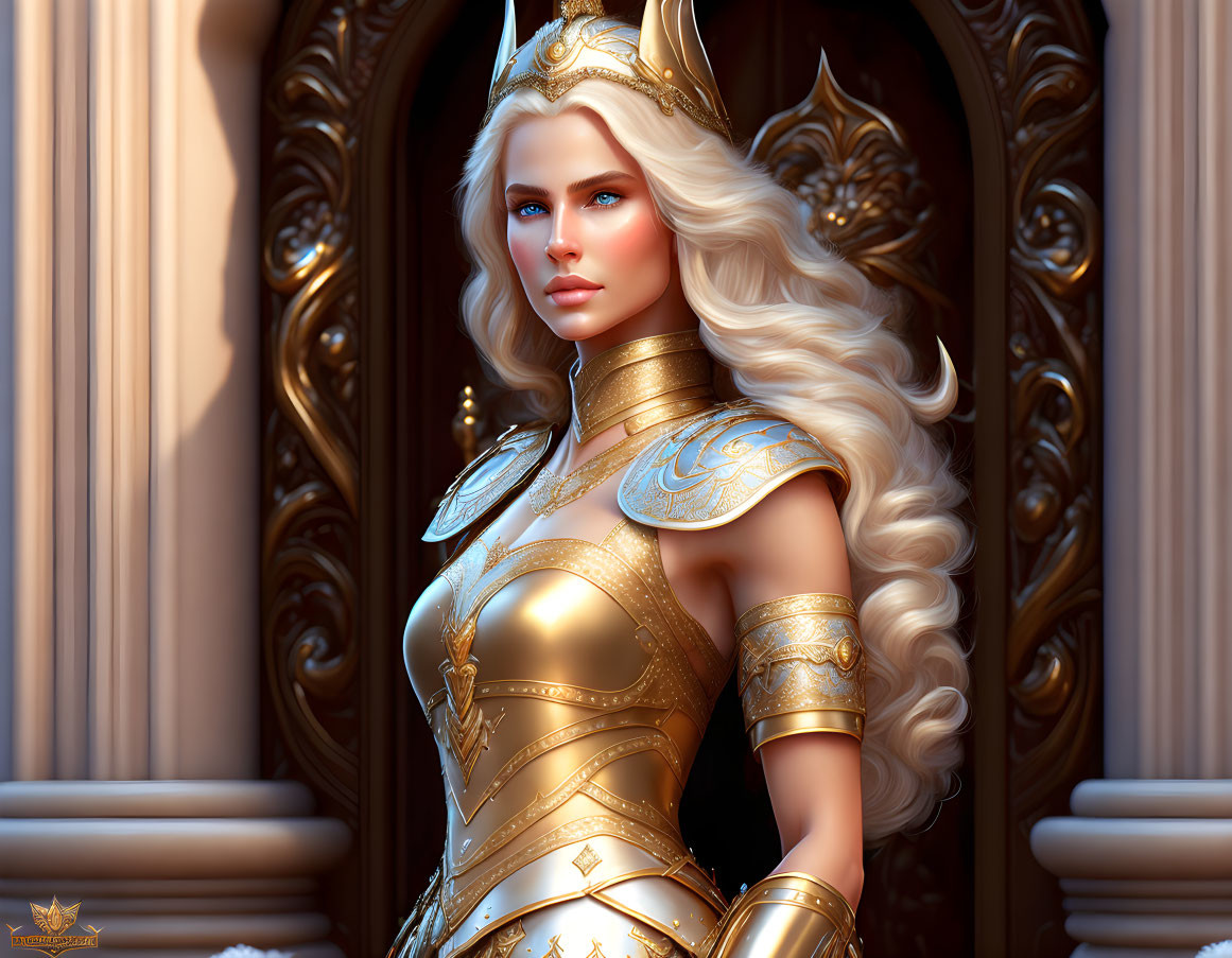 Valkyrie in gold