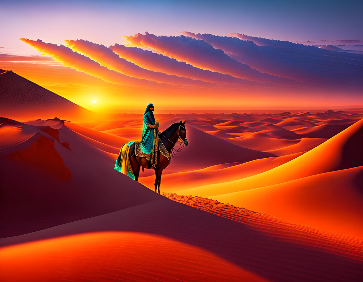 Bedouin at Sunset