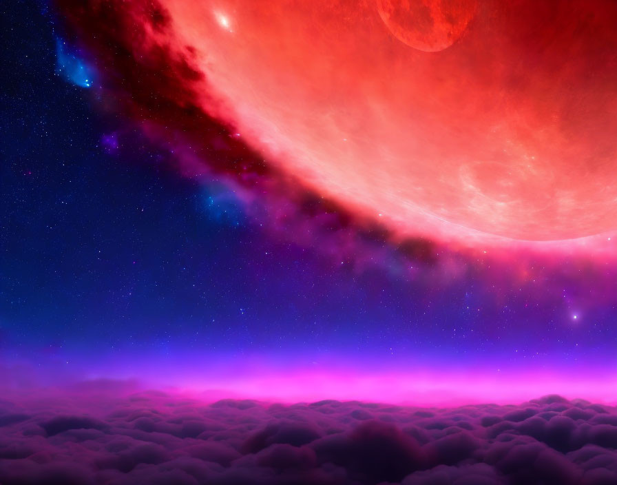 A gigantic red universe