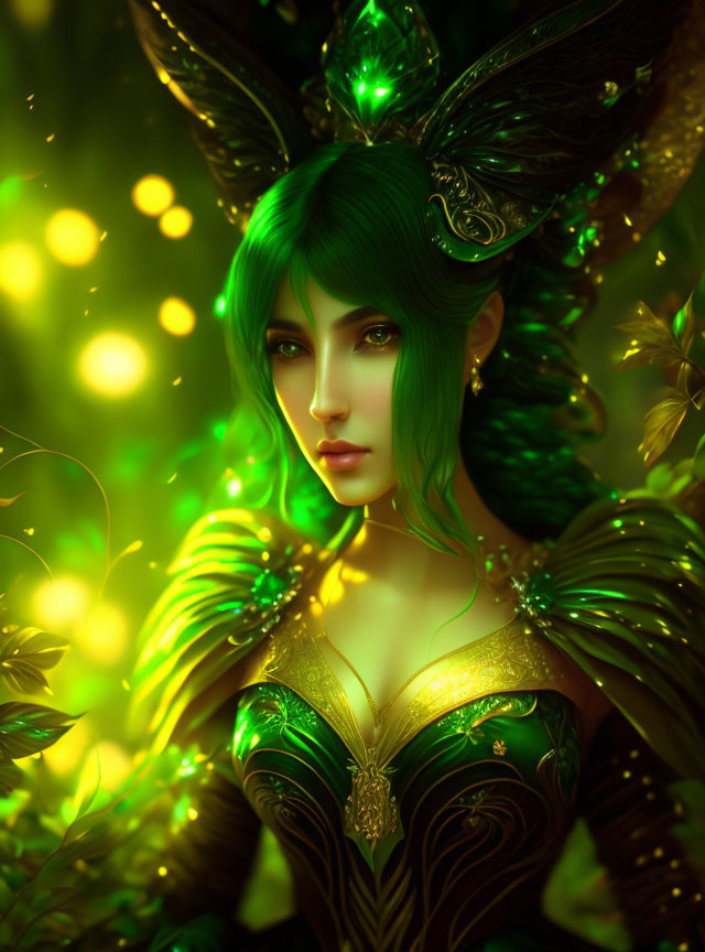 Green Fairy, lady