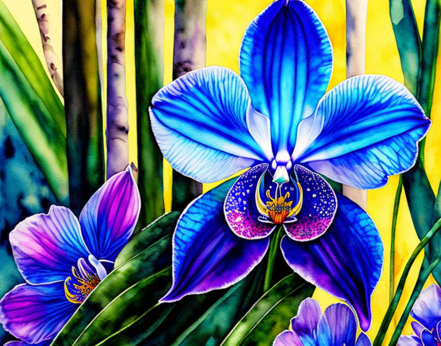 blue orchid, 