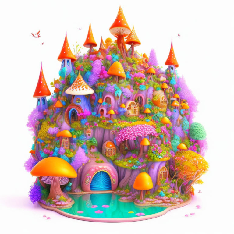 Mushroom village