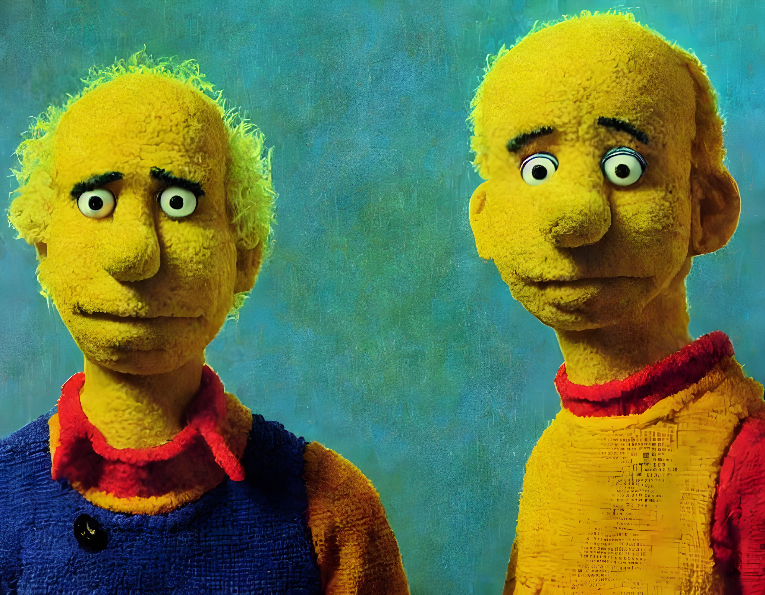 Simon and Garfunkel as Bert and Ernie