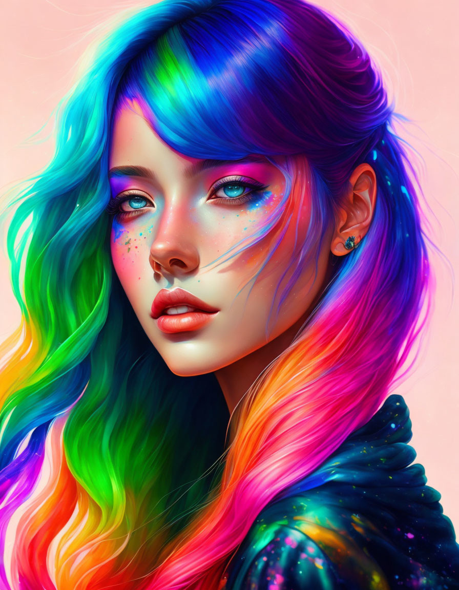 Colorfull girl