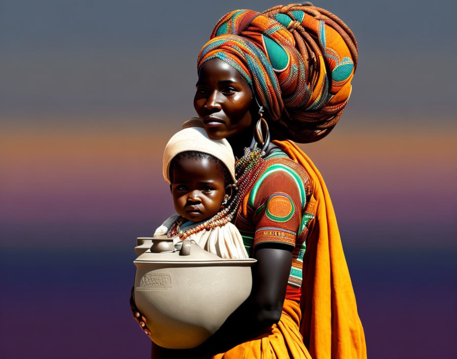 African mother 
