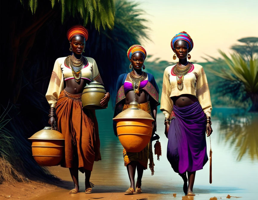 Beautiful African ladies 