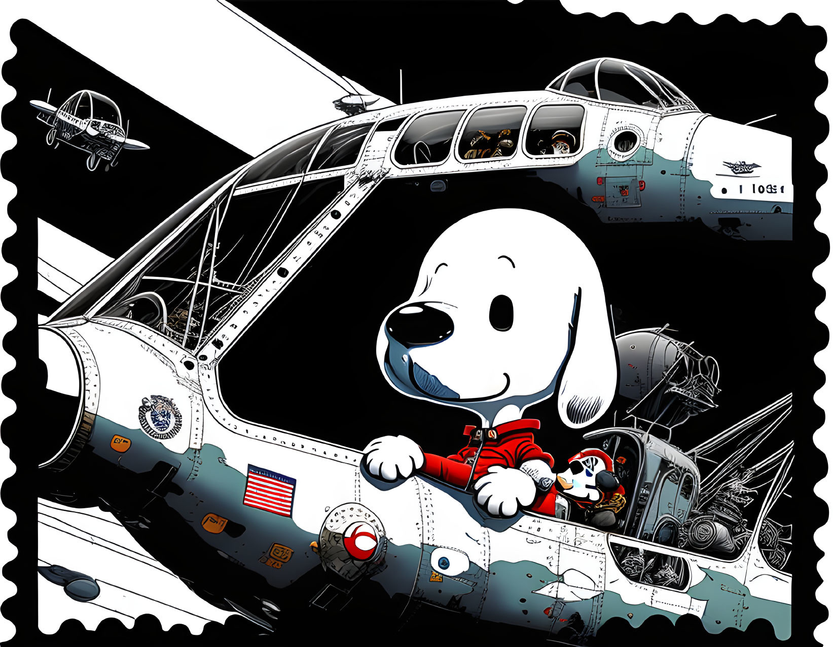 Snoopy Ready for Take Off