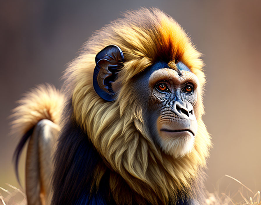 Lion monkey
