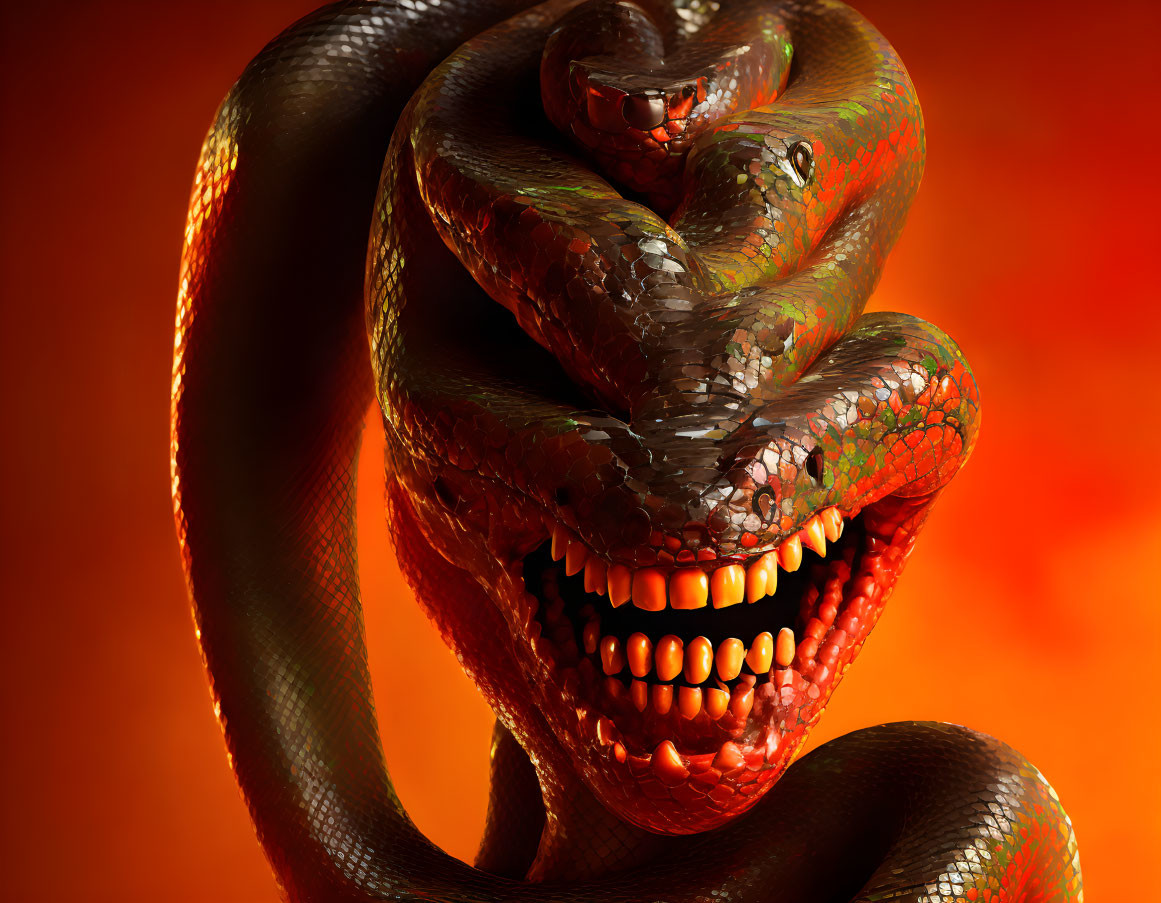 smiling snake