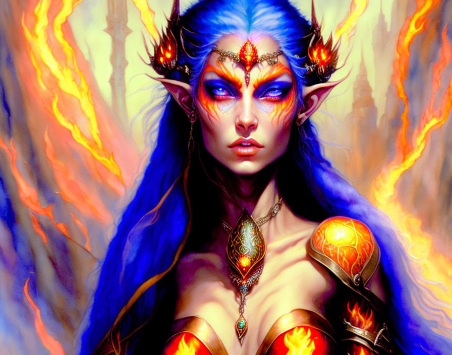 Fire elf goddess 
