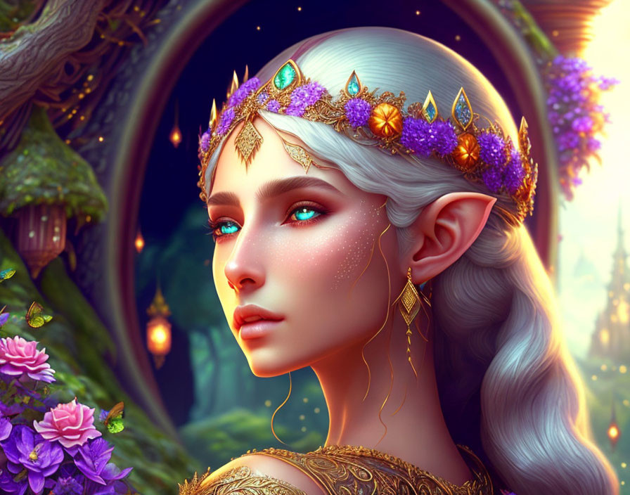 Fairy queen in her realm