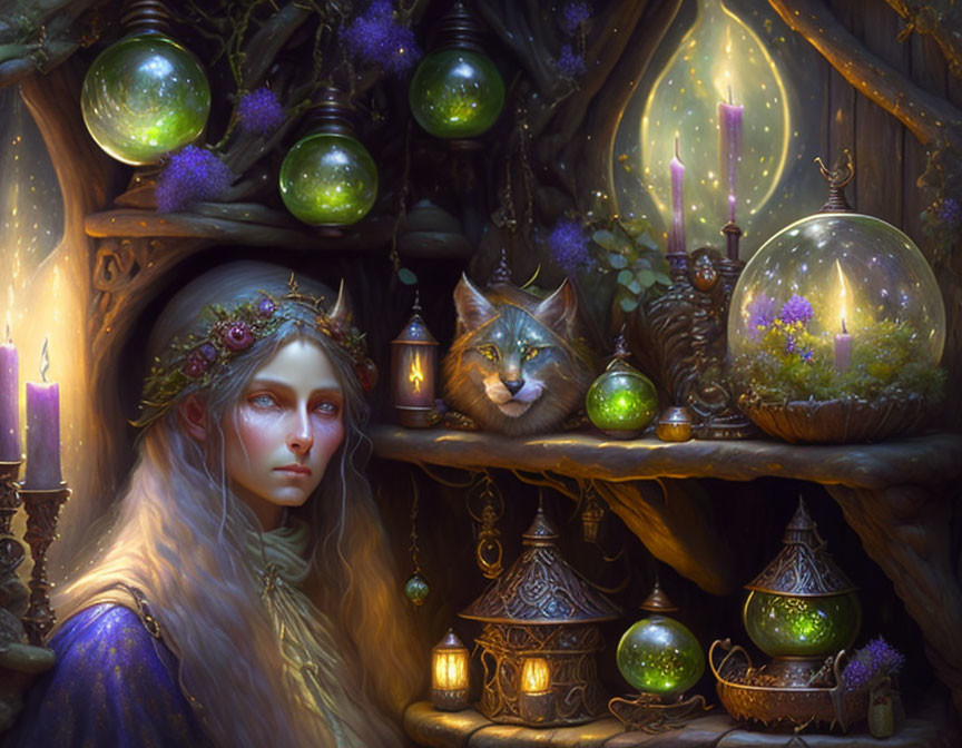 The Witch and her Magical Globes