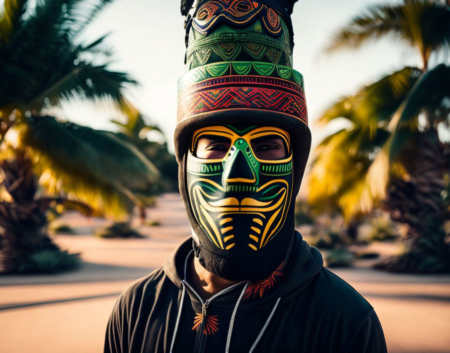 Anonymous Tiki mask