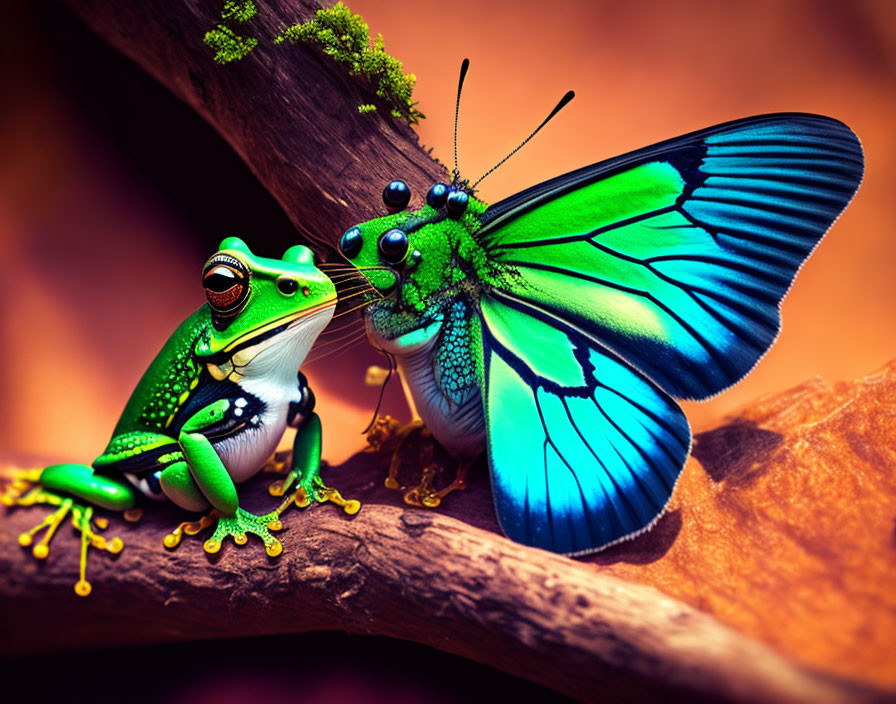Frog and Butterfly
