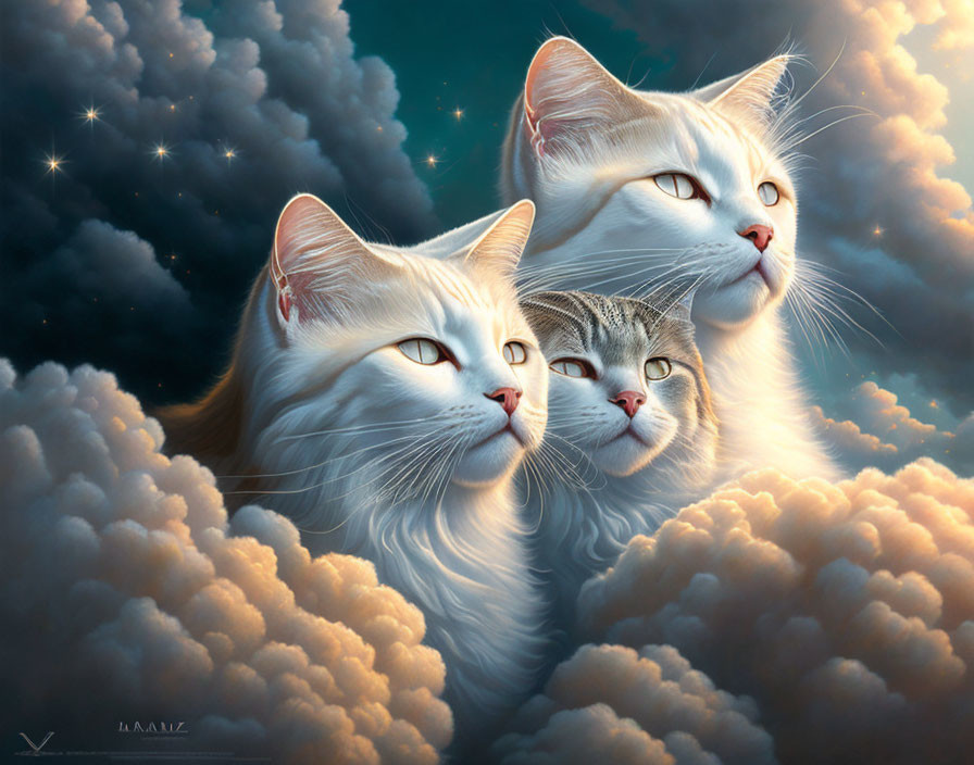 Cats in the clouds