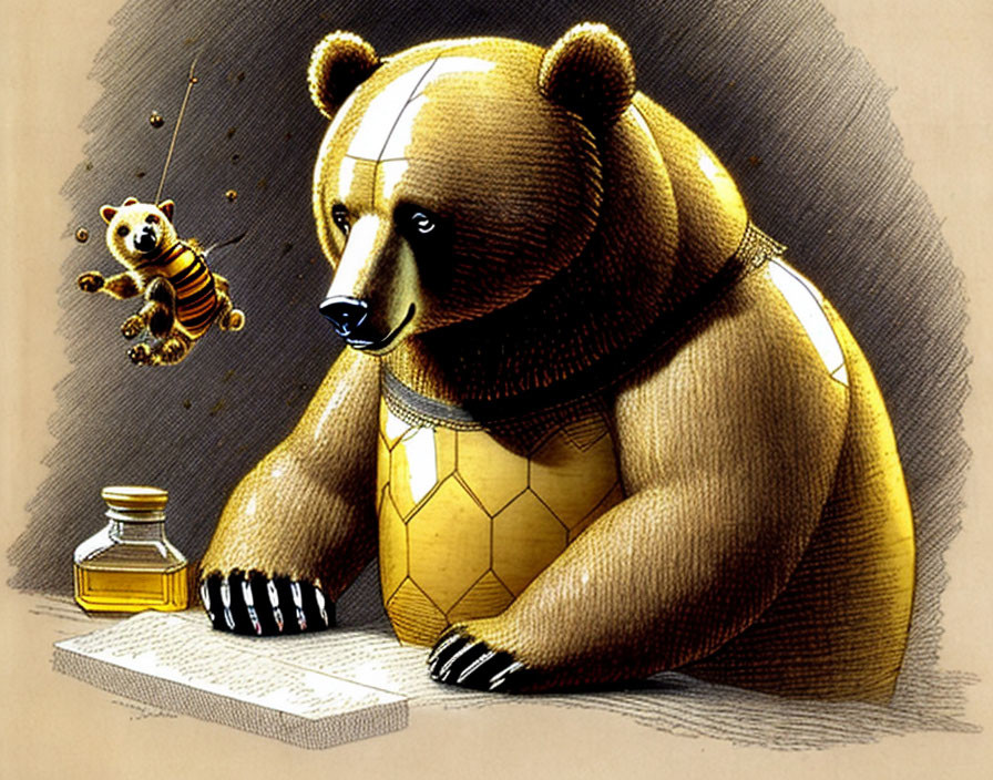 How a Bear Likes Honey