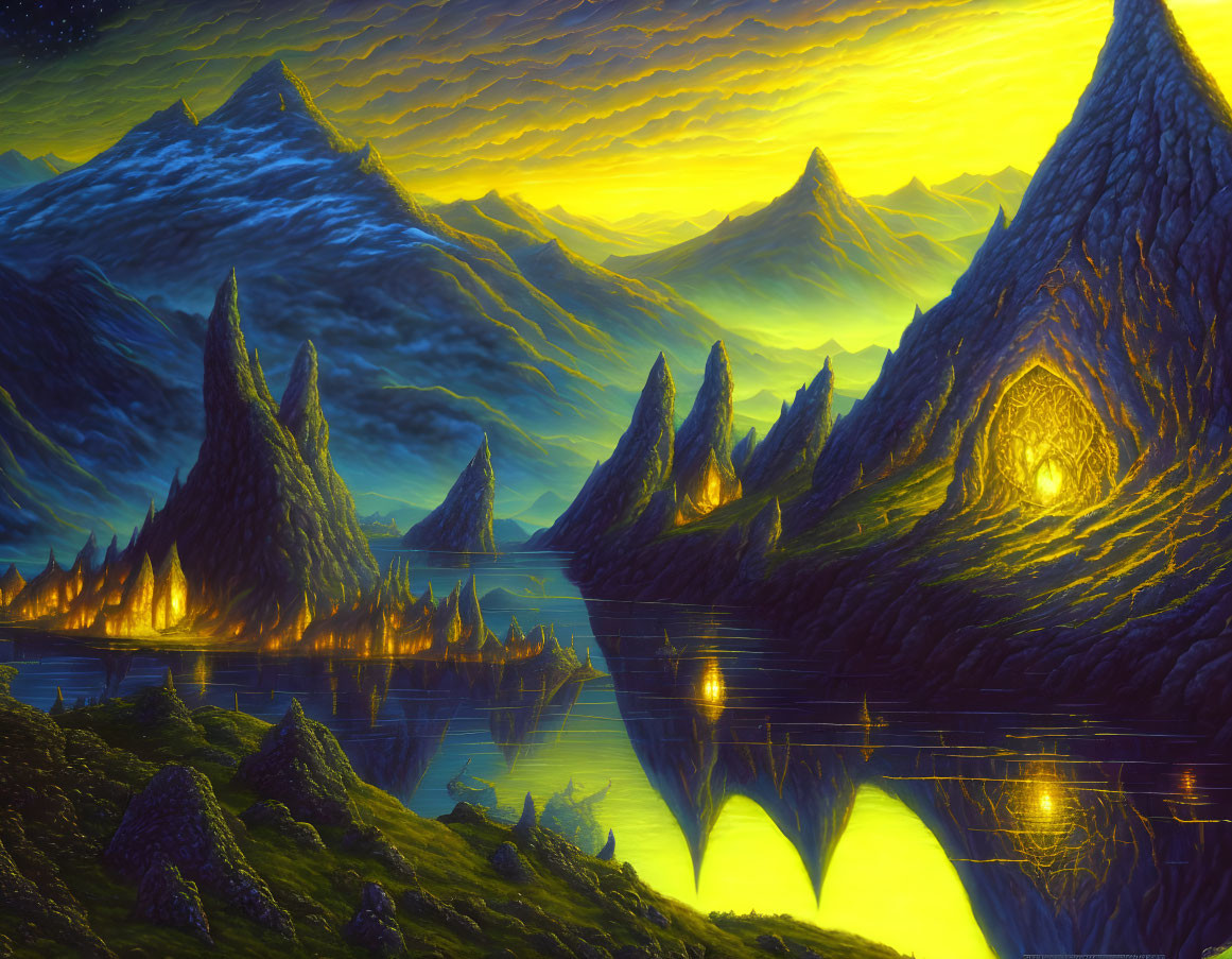 Nightfall in Middle-Earth