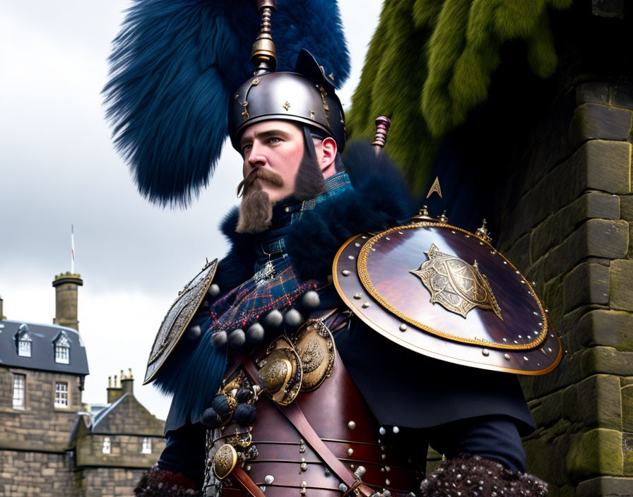 Scottish Steampunk Warrior at Edinburgh