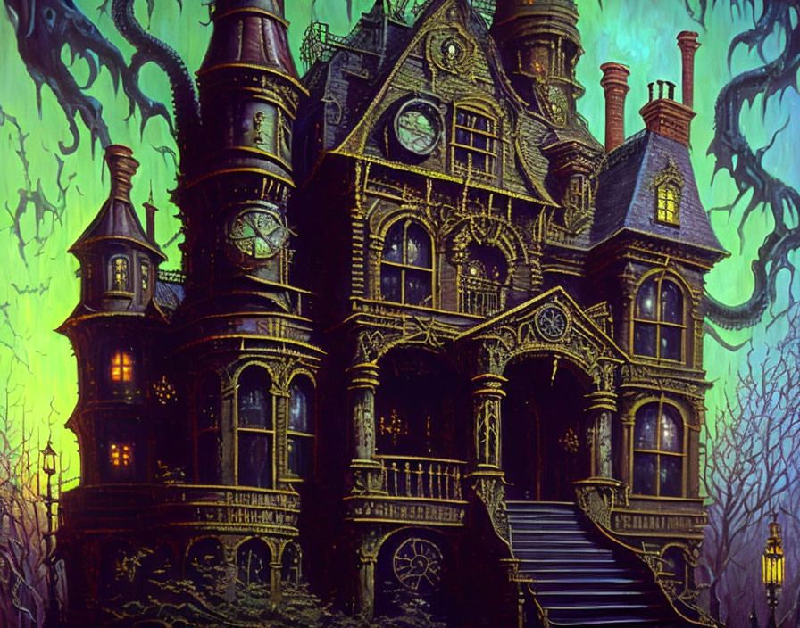 Lovecraftian Horror Mansion X