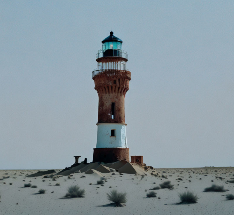 Lighthouse Ruin in the Desert
