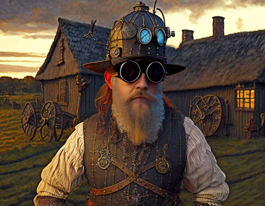 Steampunk Time Traveller in early medieval Hedeby