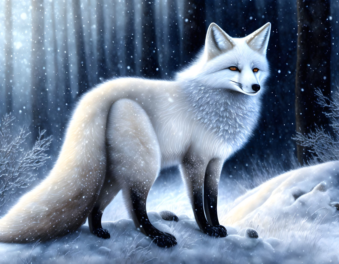 White Artic Fox