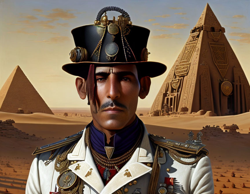 Steampunk Legionaire in Egypt