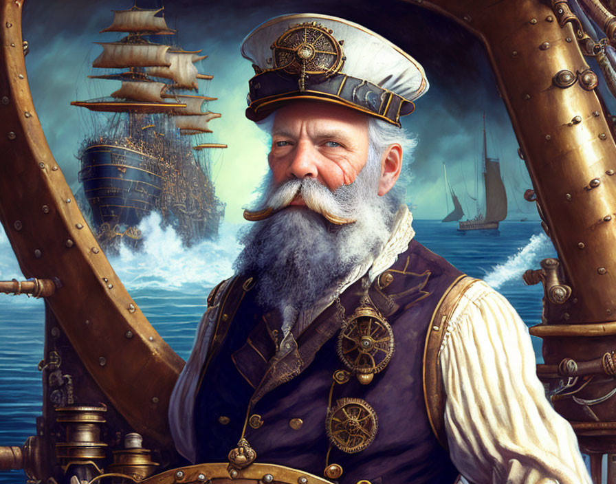 Steampunk Sea Captain II