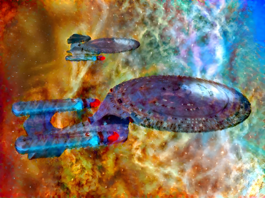 Star Trek Galaxy Class and Nebula Class