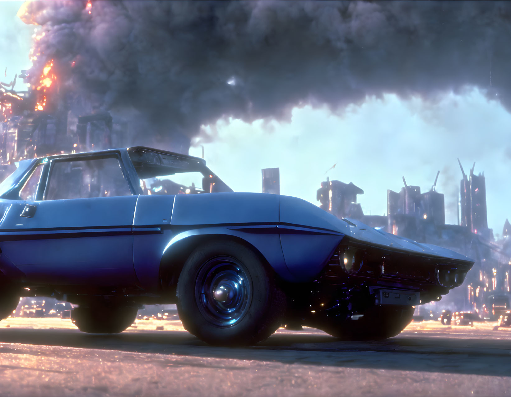 Fast and Furious in blade runner universe