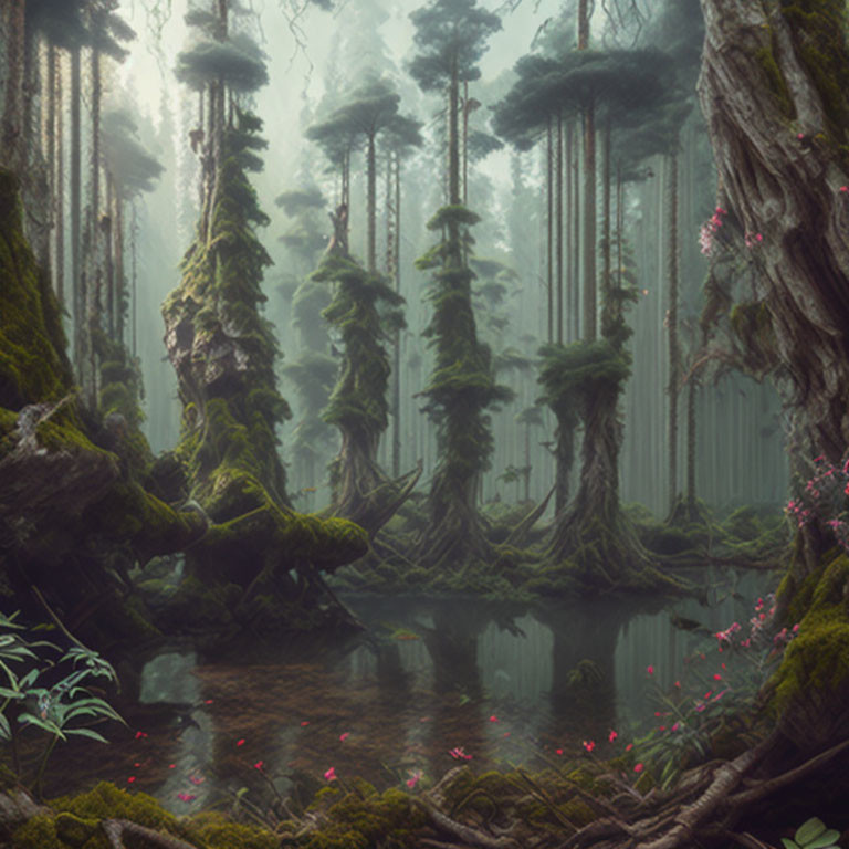 Surreal forest 