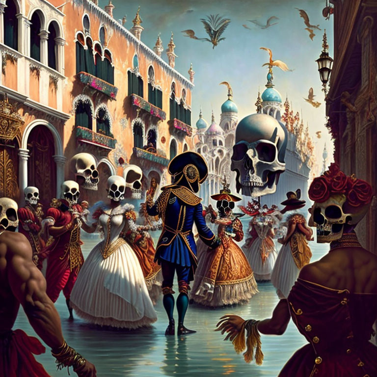 Macabre Carnival in Venice 