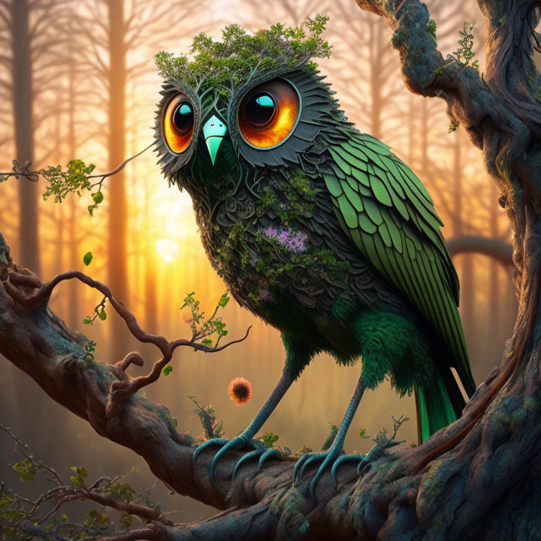 Surreal owl 