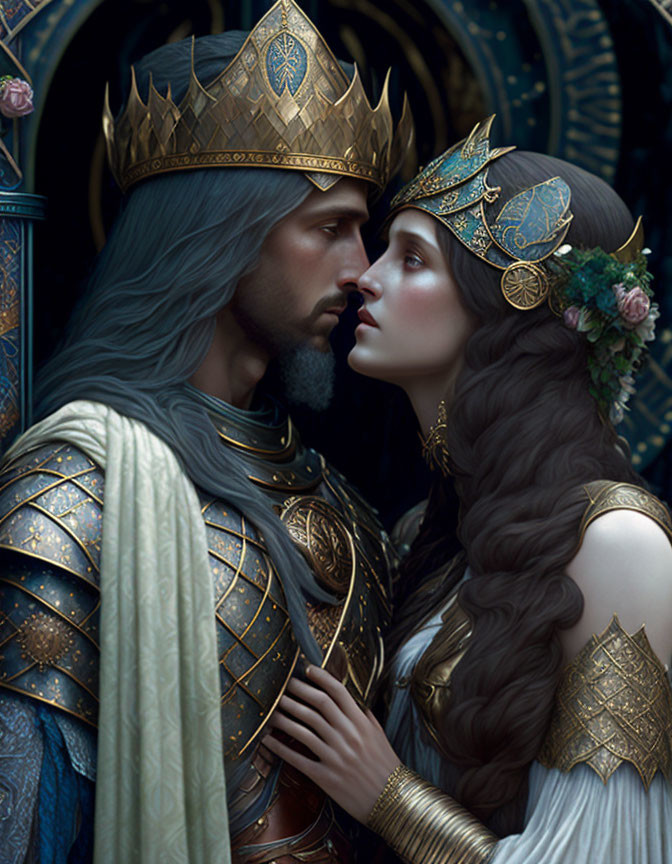  King Arthur and Guinevere