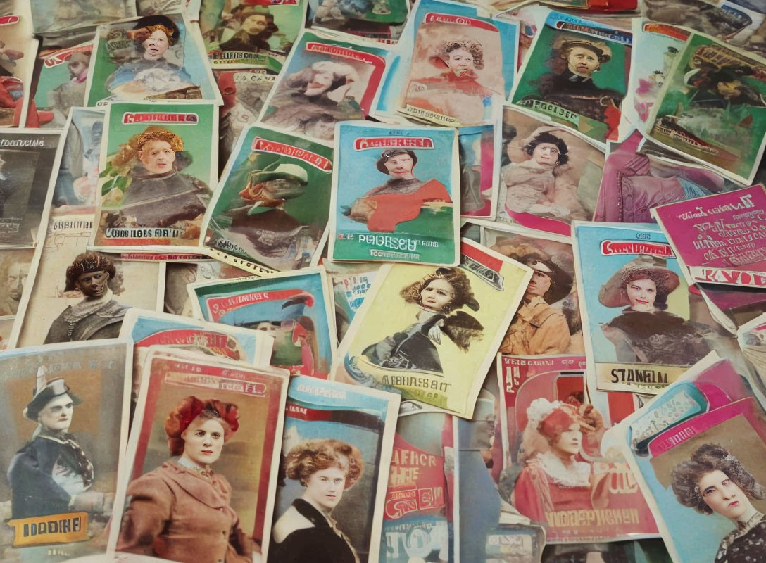 19th Century Prostitutes Tea Cards
