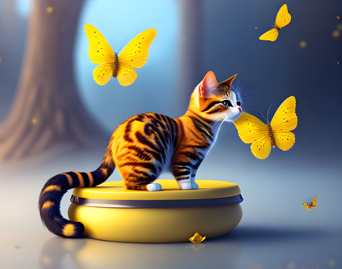 Kitty Butterfly Dreamer