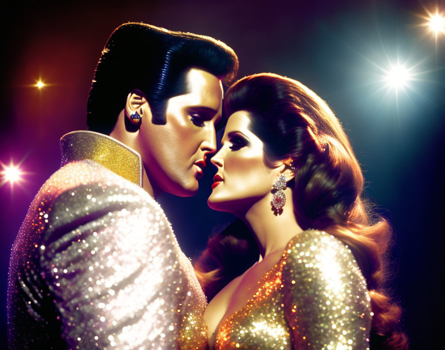 Elvis and Lisa Marie Singin to Each other