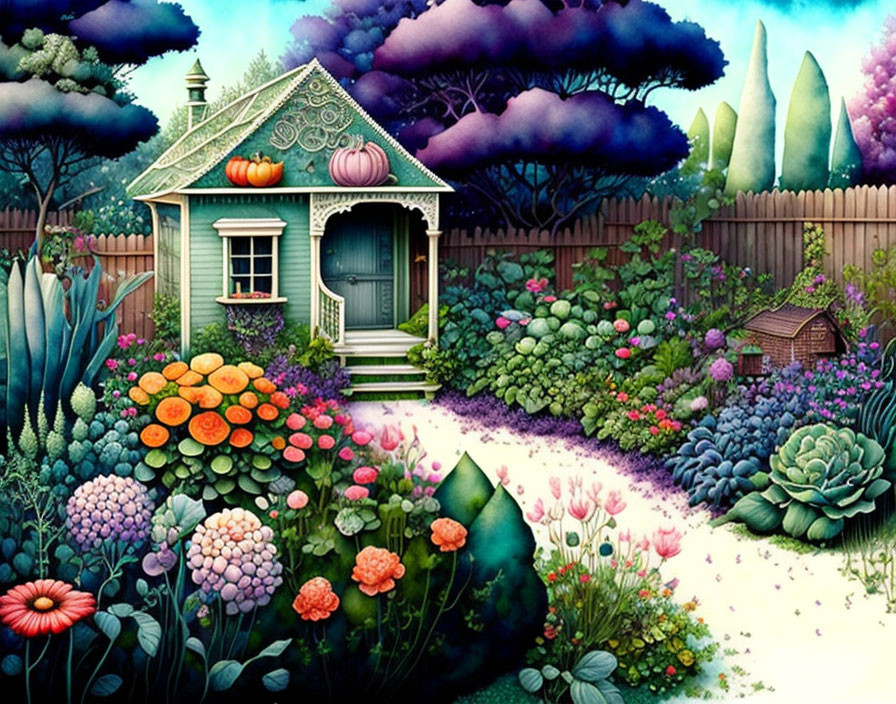 "Enchanted Garden Hideaway"