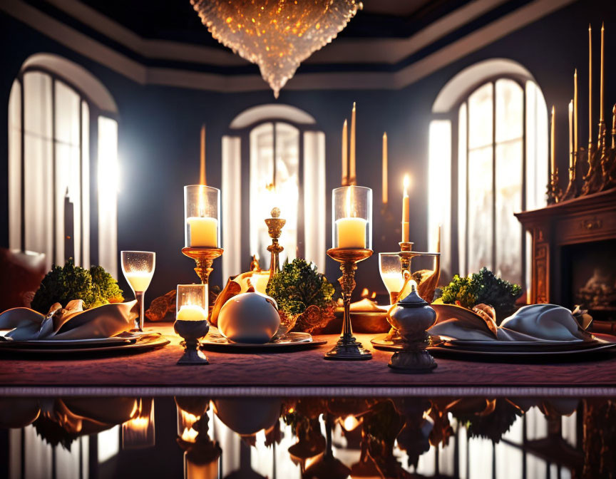 "Bohemia Luxe: Dining Room Plum & Blue"
