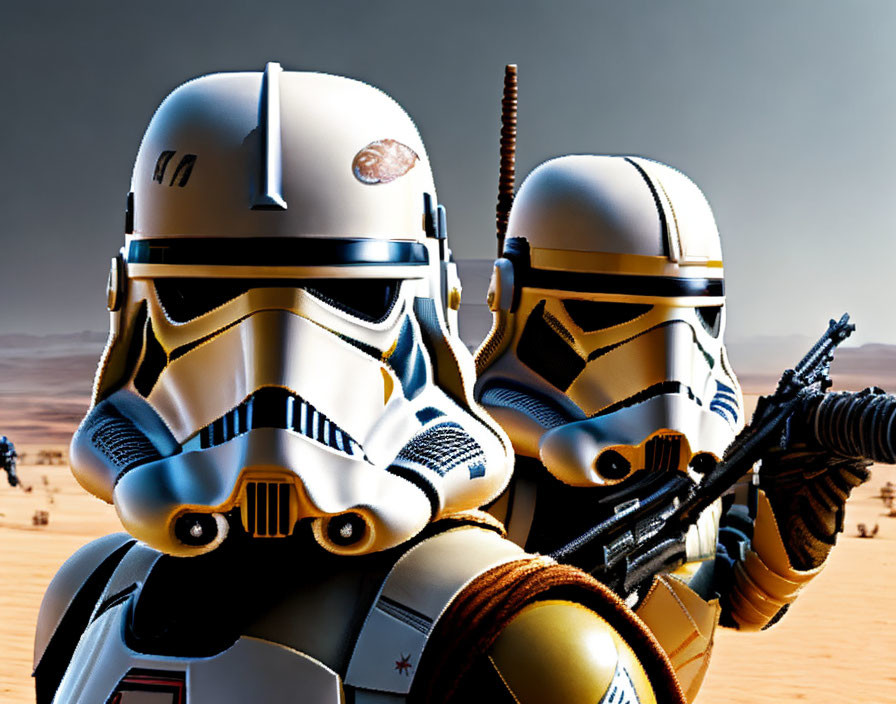 The clones at the Battle of Tattoine
