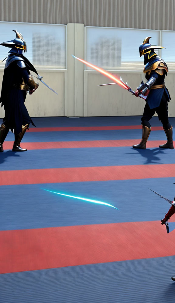 Lightsaber duel 1