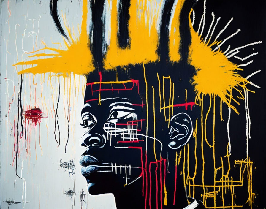 Jean-Michel Basquiat inspired 