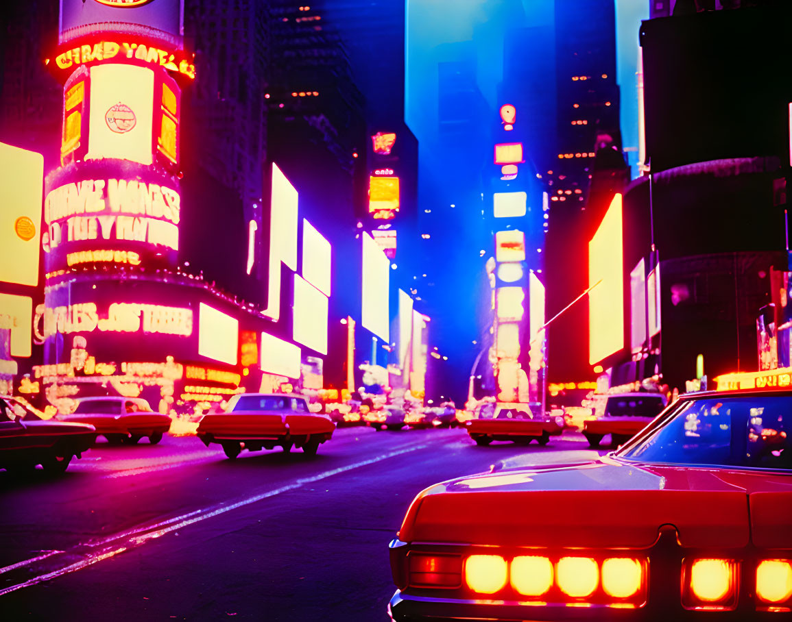 1970s NYC street view