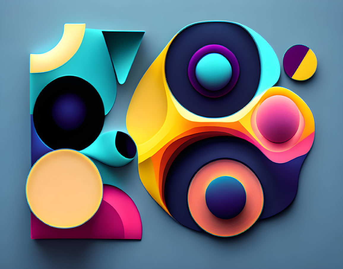 Abstract shapes and colors