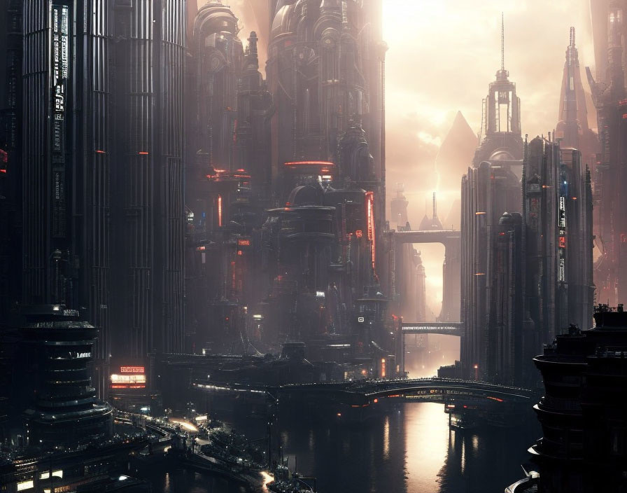 Cyberpunk Future City