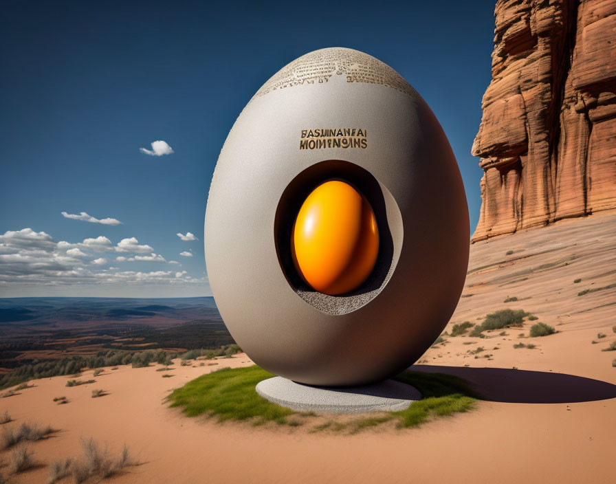 Egg-Monuments are for the living, not the dead.